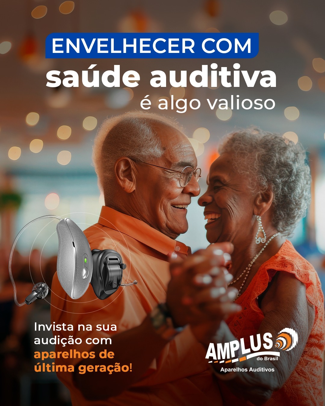 Envelhecer com qualidade de vida: como os aparelhos auditivos podem ajudar